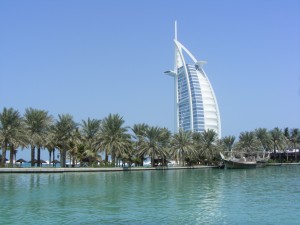 Burj from waterway