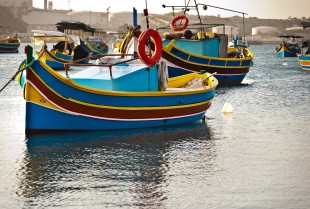 Colored  boats, Malta
