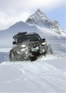 Snow jeep
