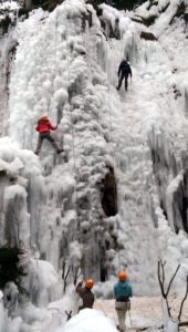 Ice Climbing in Slovenia Photo courtesy Intours DMC
